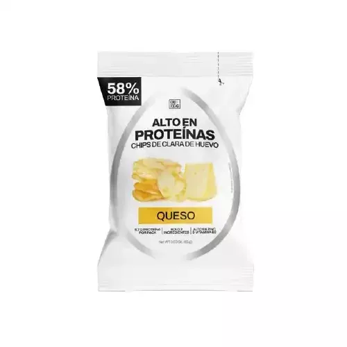 Snack proteico de clara de huevo con toque de queso