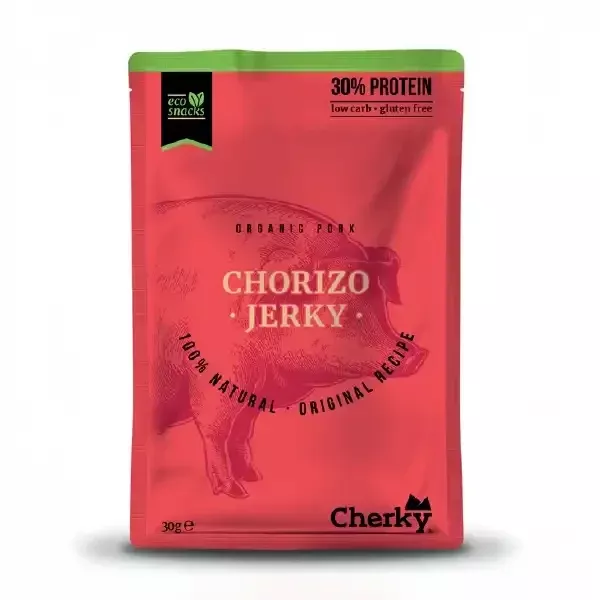 ECO jerky de chorizo: proteína sostenible y sabrosa