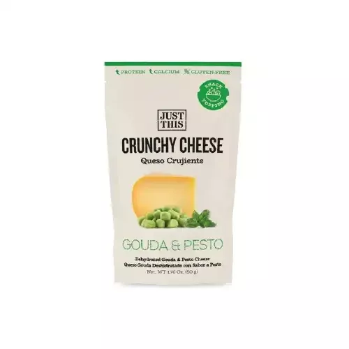 Just This Gouda & Pesto: sabor gourmet en snack de queso