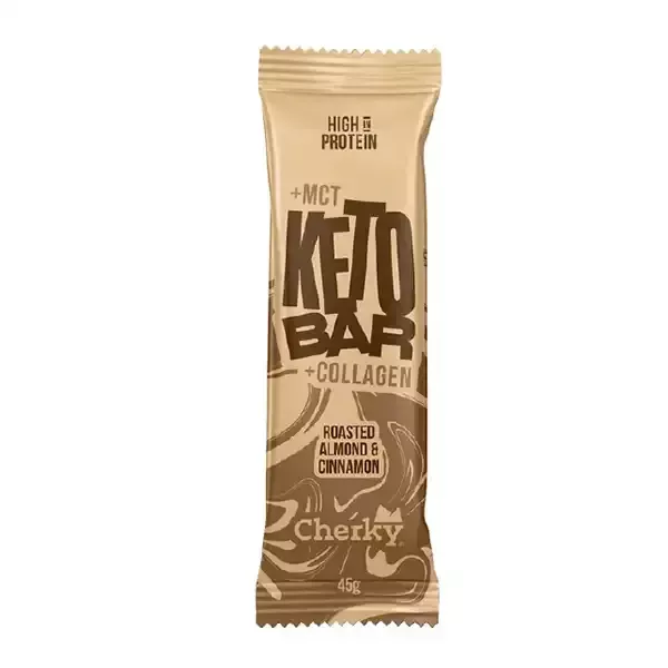 Snack keto con sabor a almendra y canela