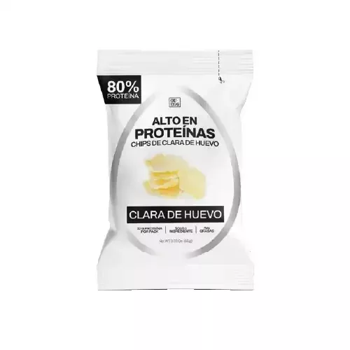 Snack crujiente y saludable de clara de huevo