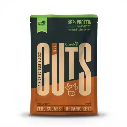 Snack de ECO biltong BBQ: sabor intenso y natural